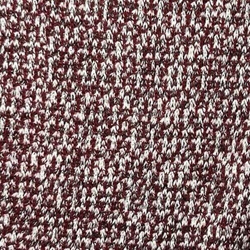 Promesa Open Front Cardigan Women Sz M Red White Black Marled Knit Layering Boho - Picture 5 of 12